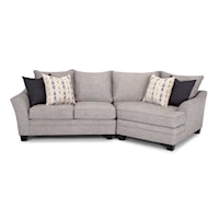 Transitional 2-Piece Sectional Sofa