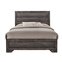 Rustic Panel Queen Bed