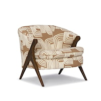 Contemporary Stationary Accent Chair