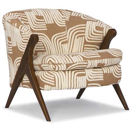 Contemporary Stationary Accent Chair