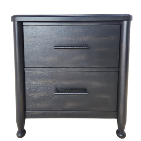 Two Drawer Nightstand
