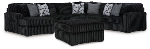 4-Piece Sectional And Ottoman