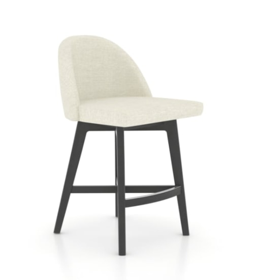 Contemporary Upholstered Swivel Stool