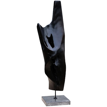 Jeb Teak Sculpture Dark Brown   