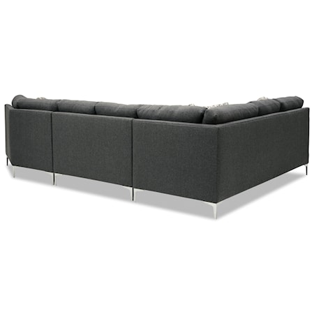 5-Seat Sectional Sofa w/ RAF Cuddler