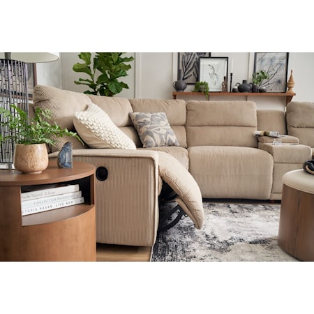 5-Seat Manual Reclining Sectional Sofa