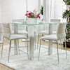 Furniture of America Richfield 5-Piece Counter Height Dining Set