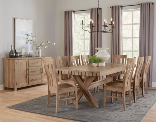 Farmhouse 9-Piece Dining Room Set