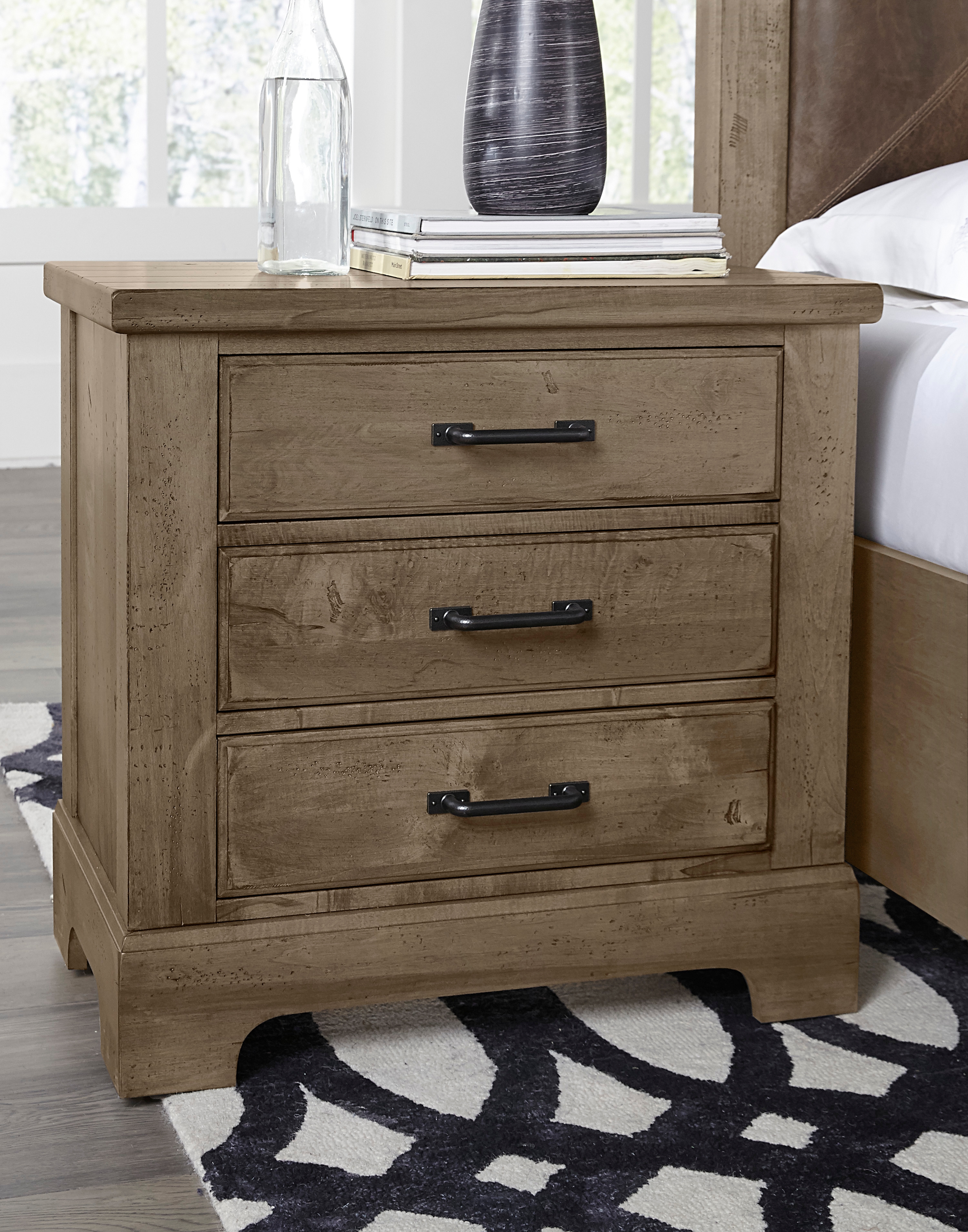 Artisan & Post Cool Rustic 3-Drawer Nightstand