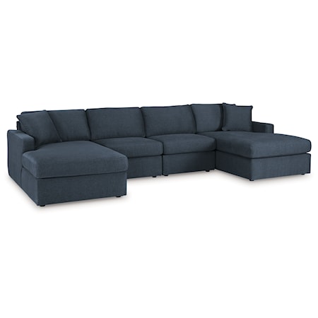 4-Piece Double Chaise Sectional