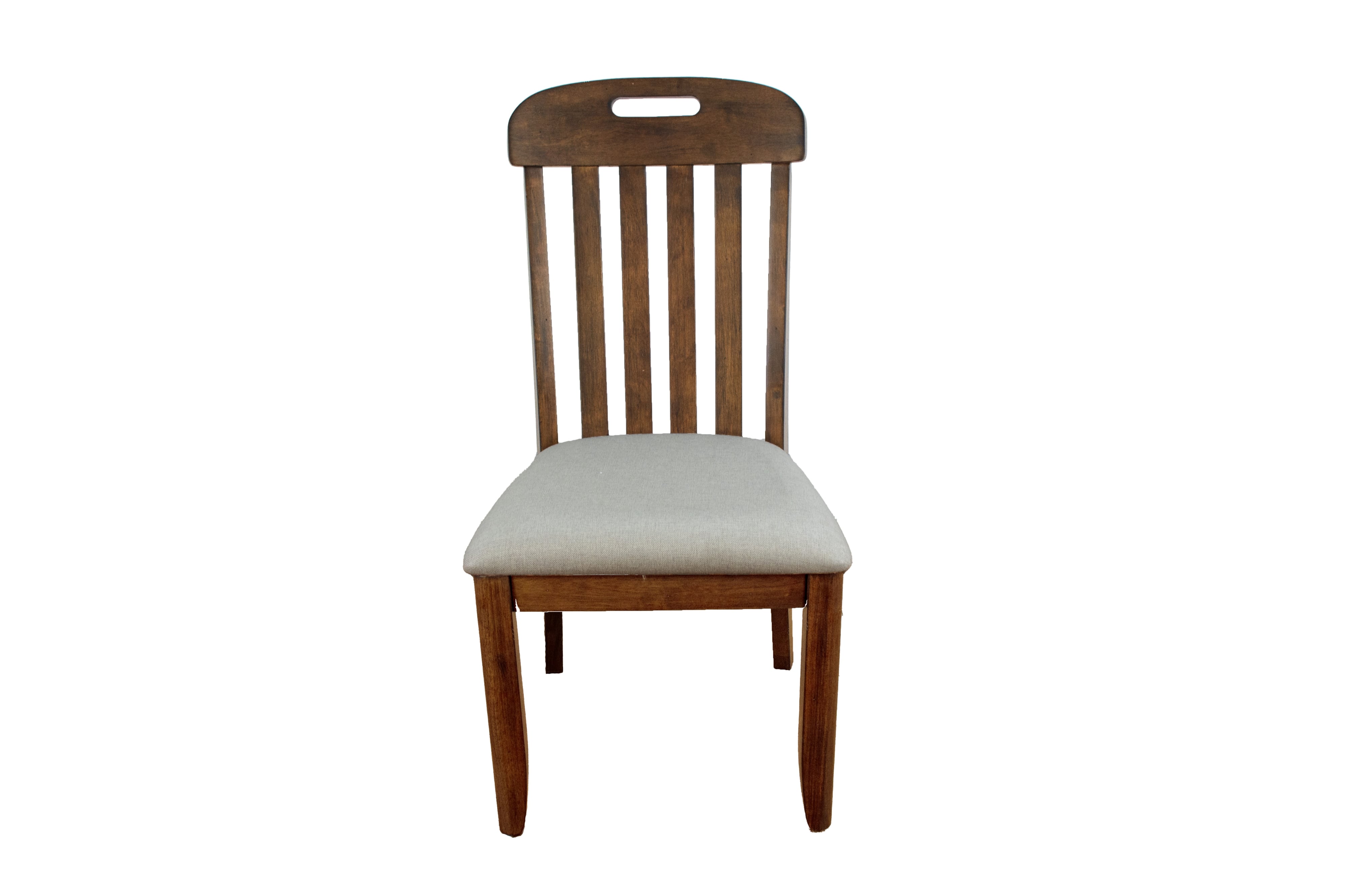 Upholstered Slat-Back Dining Chair
