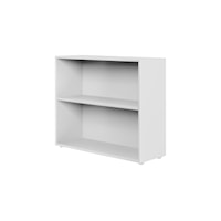 Youth 2 Shelf Bookcase in White