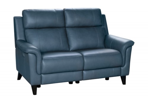 Mid-Century Modern Power Reclining Loveseat with USB Port
