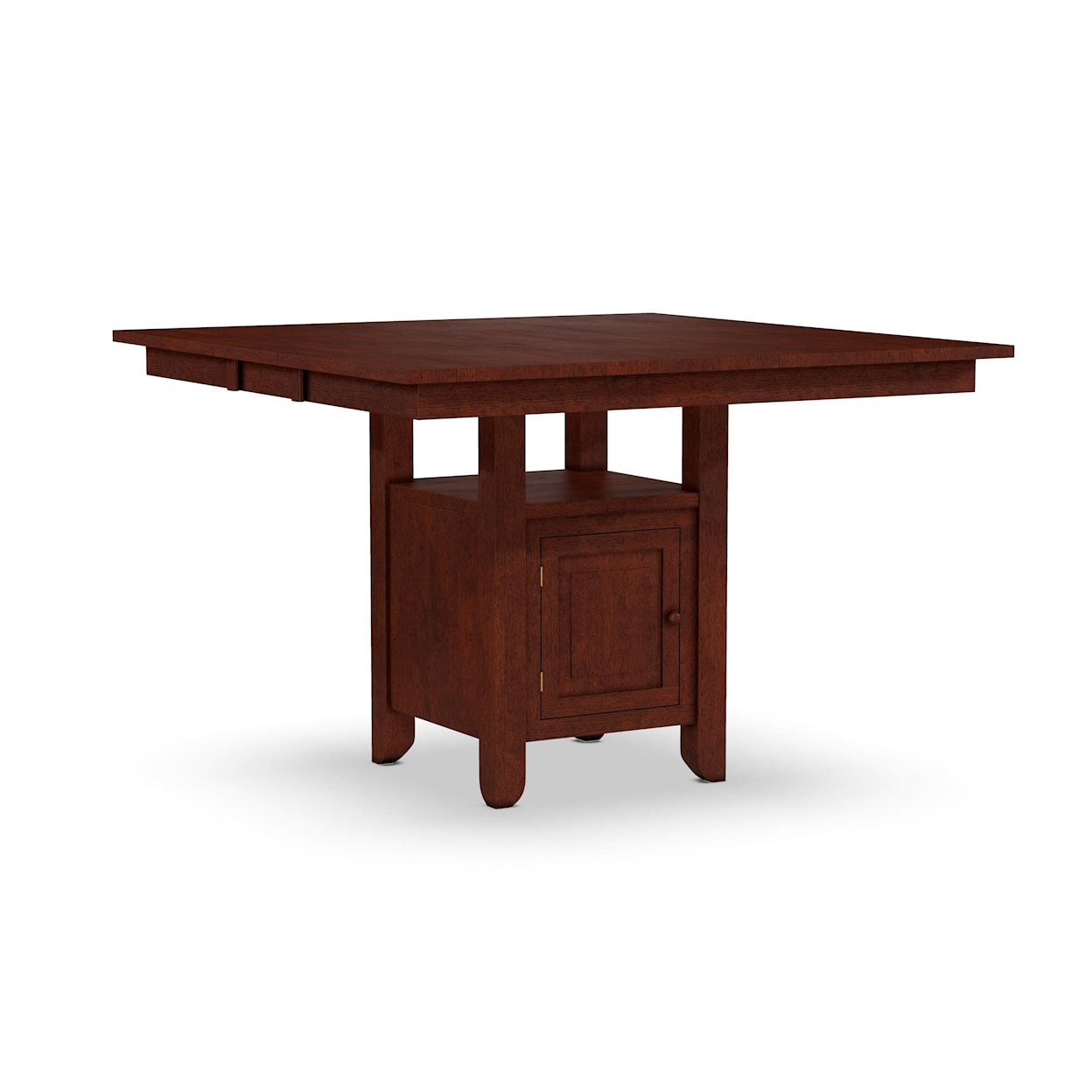 John Thomas SELECT Dining Room Gathering Height Table with Pedestal Storage