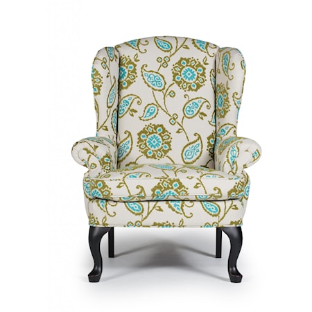 Sylvia Queen Anne Wing Chair