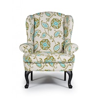 Sylvia Queen Anne Wing Chair