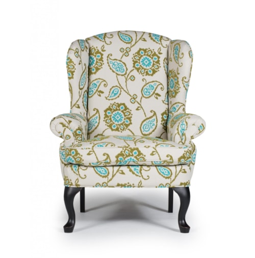 Sylvia Queen Anne Wing Chair