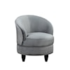 Steve Silver SONA SONA GREY VELVET SWIVEL ACCENT | CHAIR