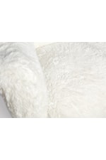 Jofran Huggy Huggy Faux Fur Accent Bench with Storage - Sand