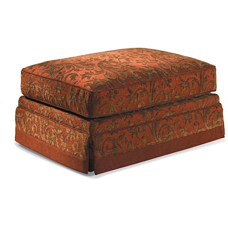 Traditional Ottoman with Rollers