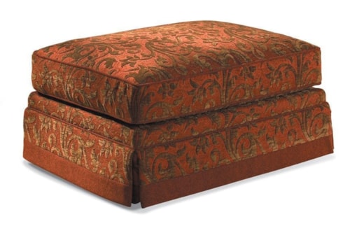 Traditional Ottoman with Rollers