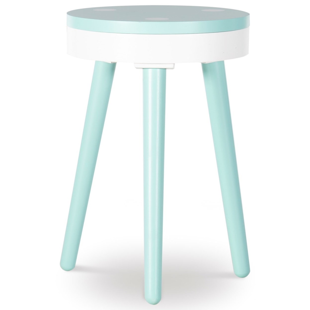 Powell Sherbert Youth Side Table