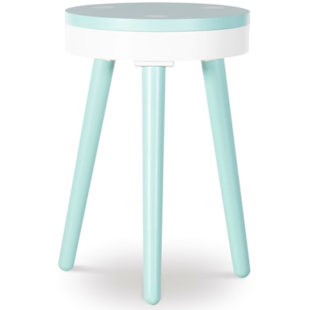 Youth Side Table with Storage Compartment