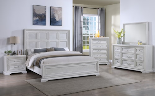 Transitional 5-Piece Queen Bedroom Set