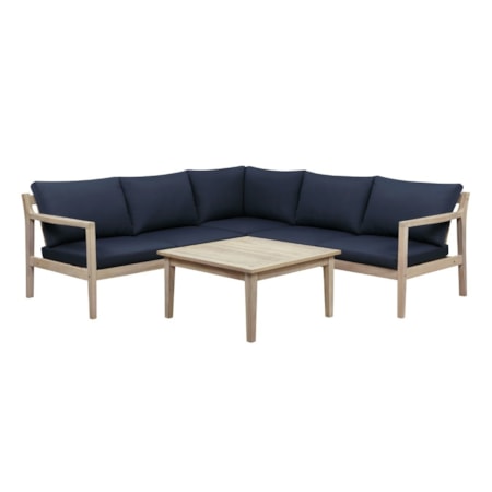 4-Piece Outdoor Sectional Sofa