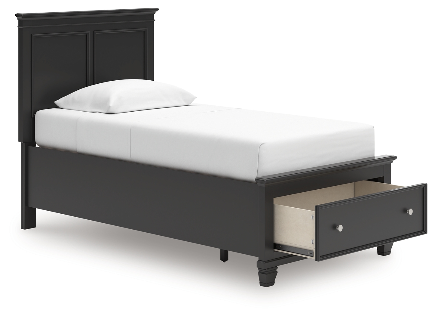 Twin Panel Storage Bed