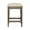 Liberty Furniture Americana Farmhouse Upholstered Console Stool