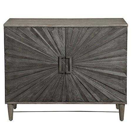 Shield Gray Oak 2 Door Cabinet