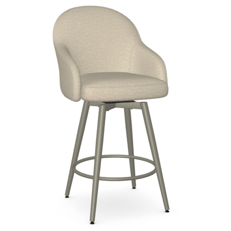 Upholstered Counter Height Swivel Stool