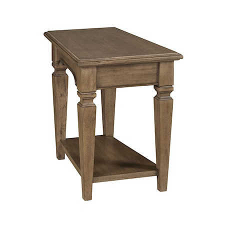 Wedge Chairside Table