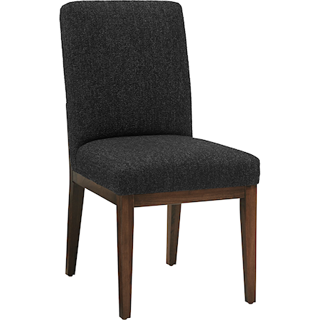Mid-Century Modern Upholstered Side Dining Chair