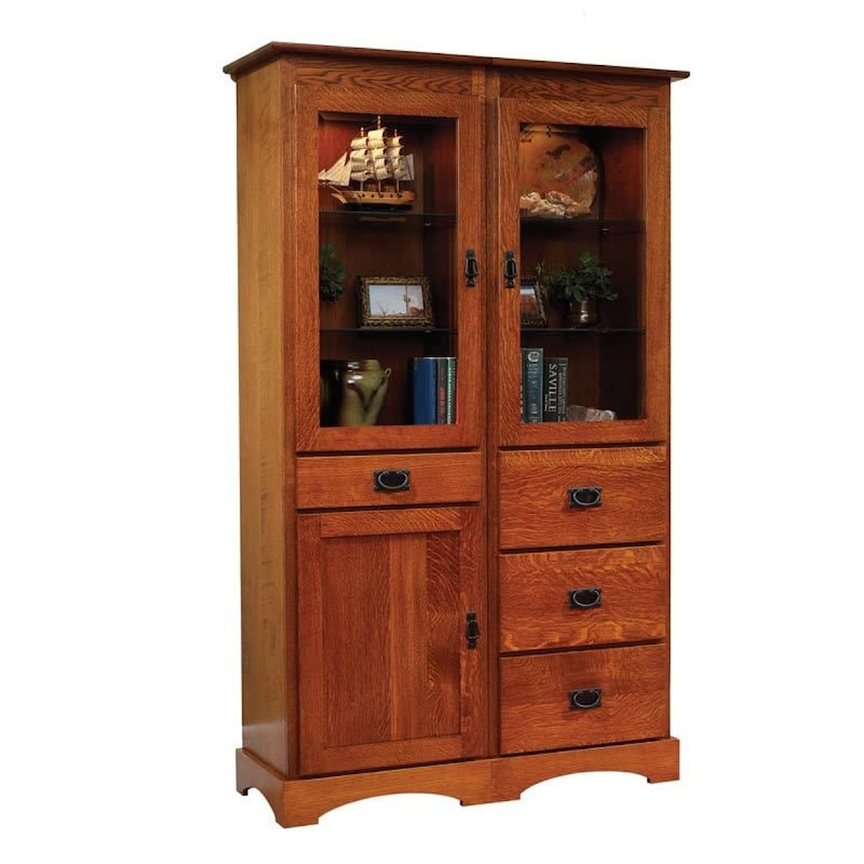 Millcraft Murphy Bed English Mission 23" Bookcase