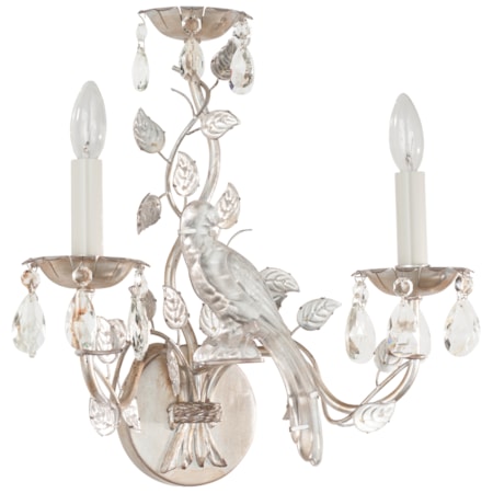 Crystal Bird Sconce - Right