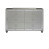 Contemporary 6-Drawer Dresser