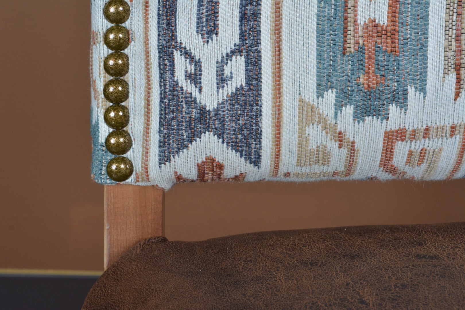 Two-Tone Upholstered Side Chair