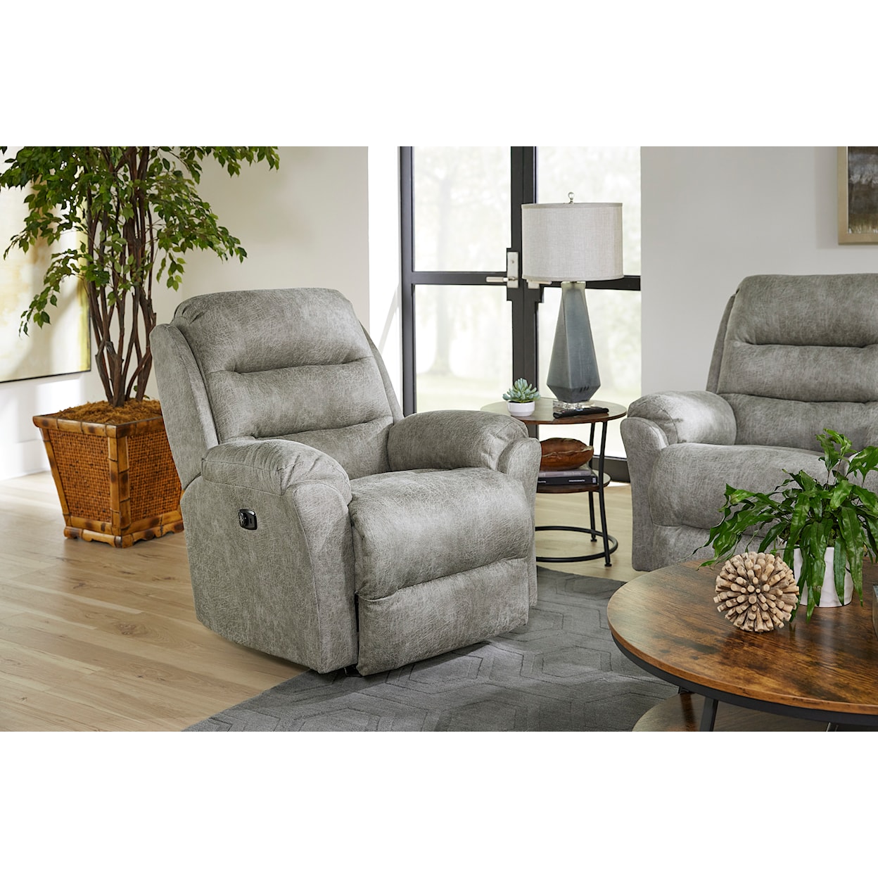 Best Home Furnishings Oren Power Swivel Glider Recliner