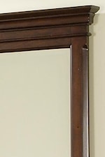 Elements International Canton Mirror with Solid Pine Framing