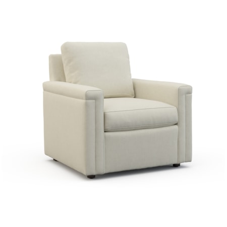 Accent Chair w/Key Arms