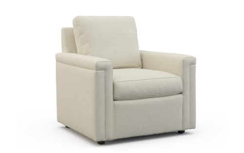 Accent Chair with Key Arms