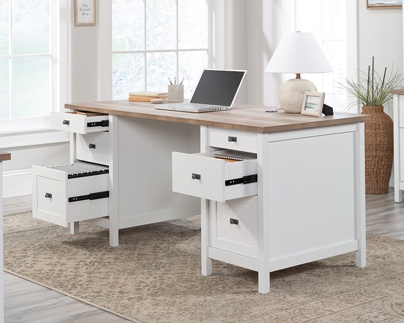 Double Pedestal Executive Desk