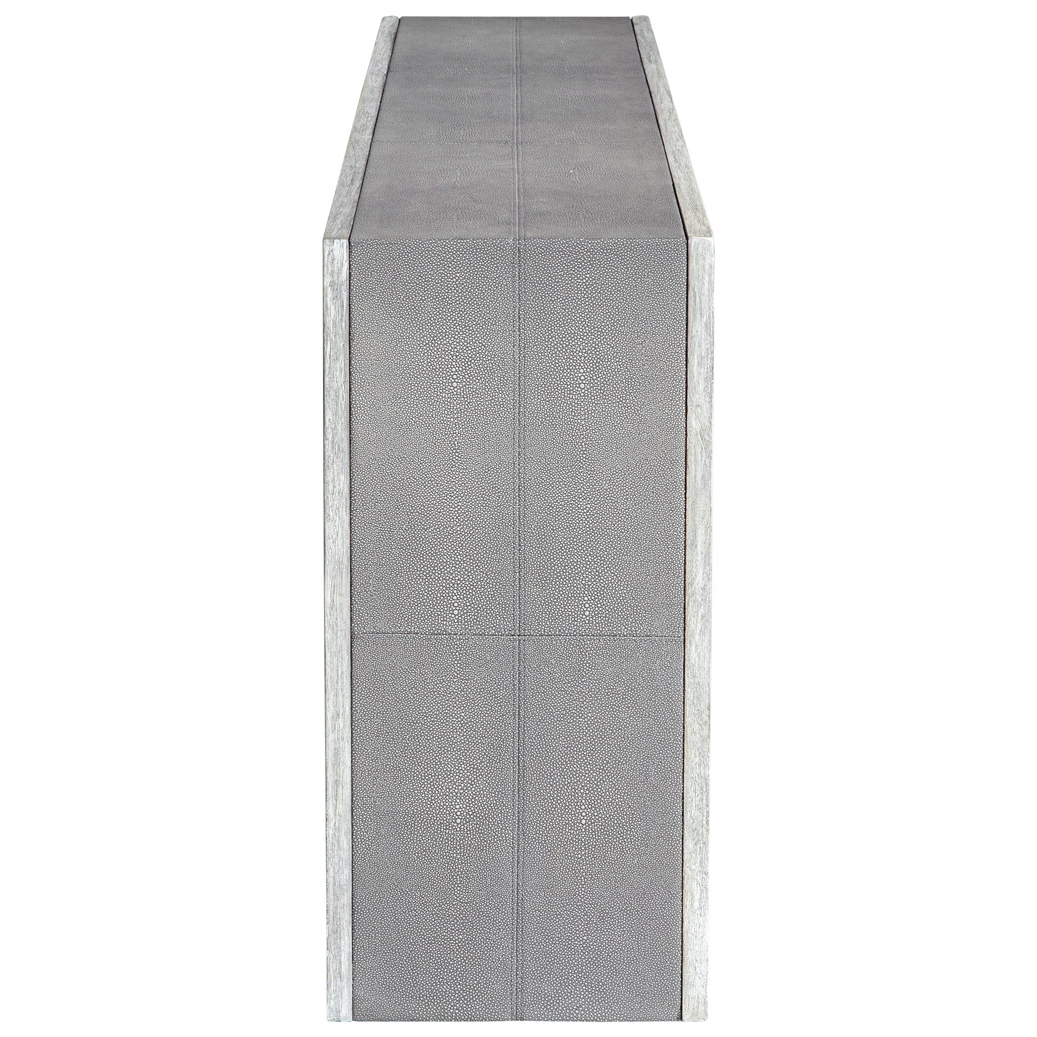 Uttermost Accent Furniture - Occasional Tables Aerina Aged Gray Console Table