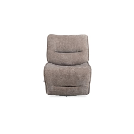 Armless Swivel Glider Recliner (Set of 2)