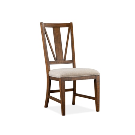 Dining Side Chair w/ Upholstered Seat