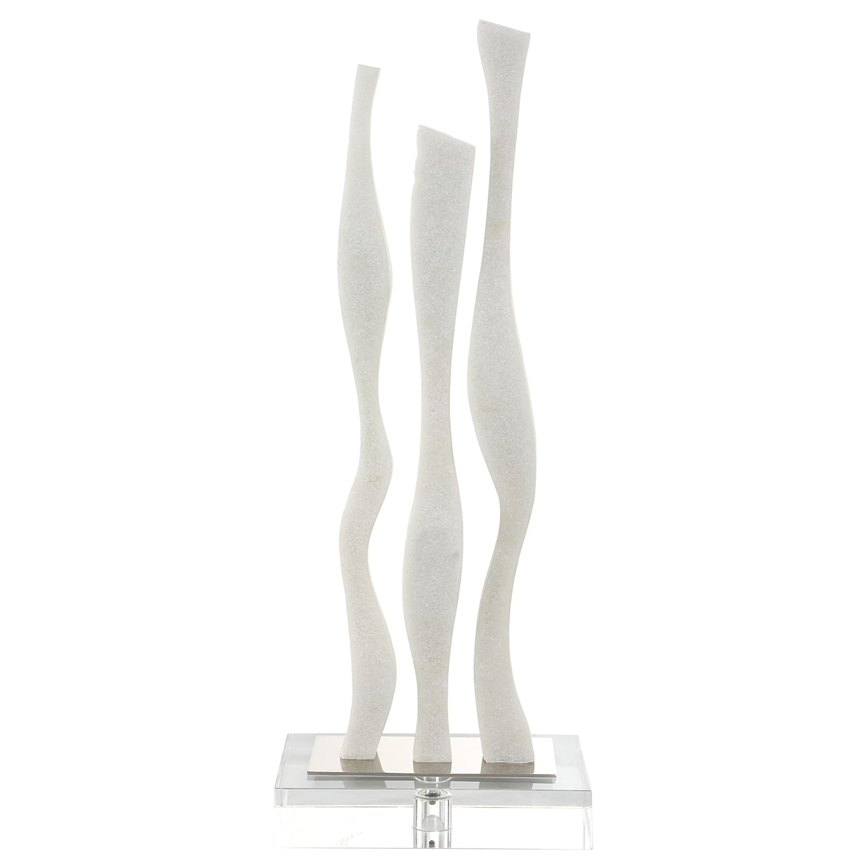 Uttermost Gale Gale White Marble Sculpture