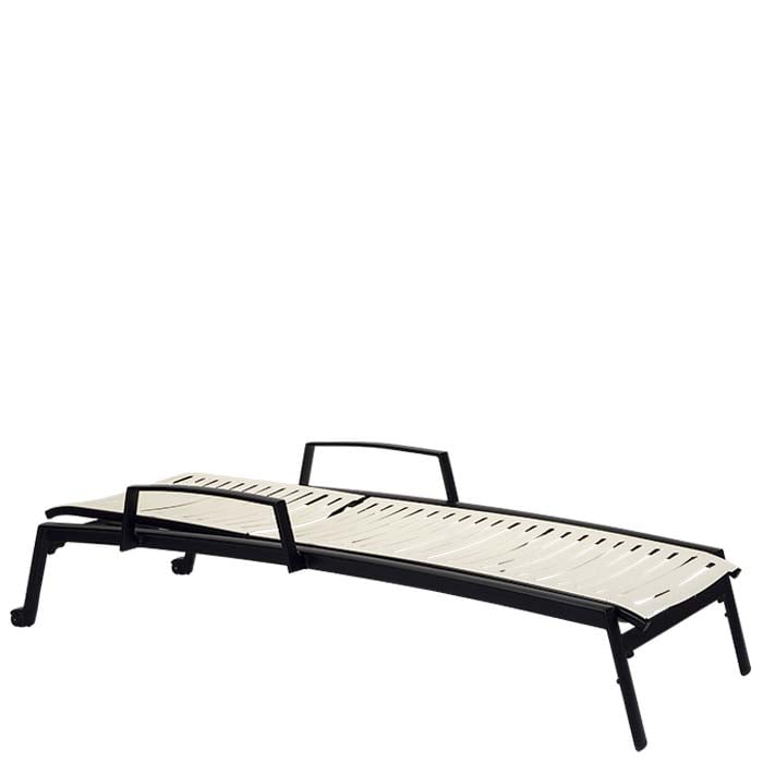 Tropitone Elance Adjustable Strap Chaise Lounge w/Wheels
