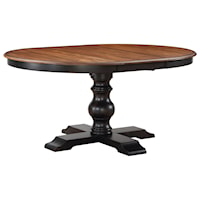 Casual Oval Dining Table with 18" Butterfly Leaf